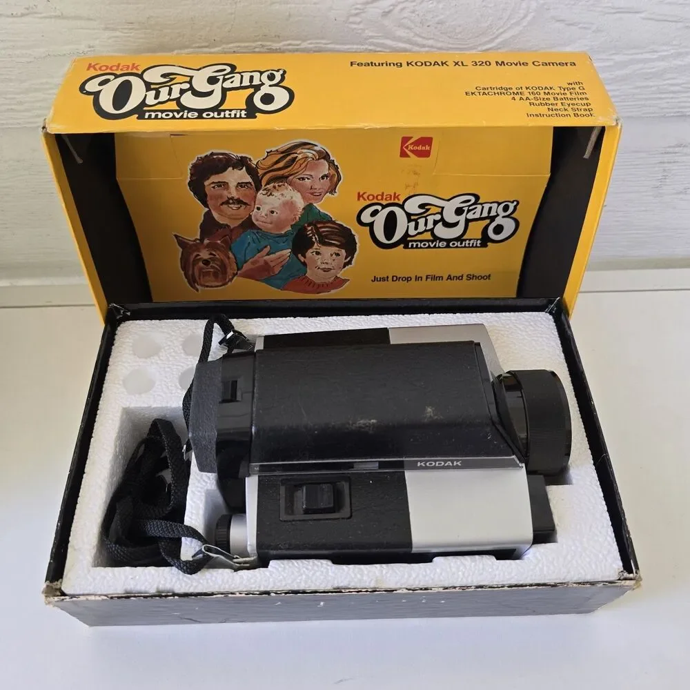Vintage Kodak Our Gang XL 320 Movie Camera in Original Box